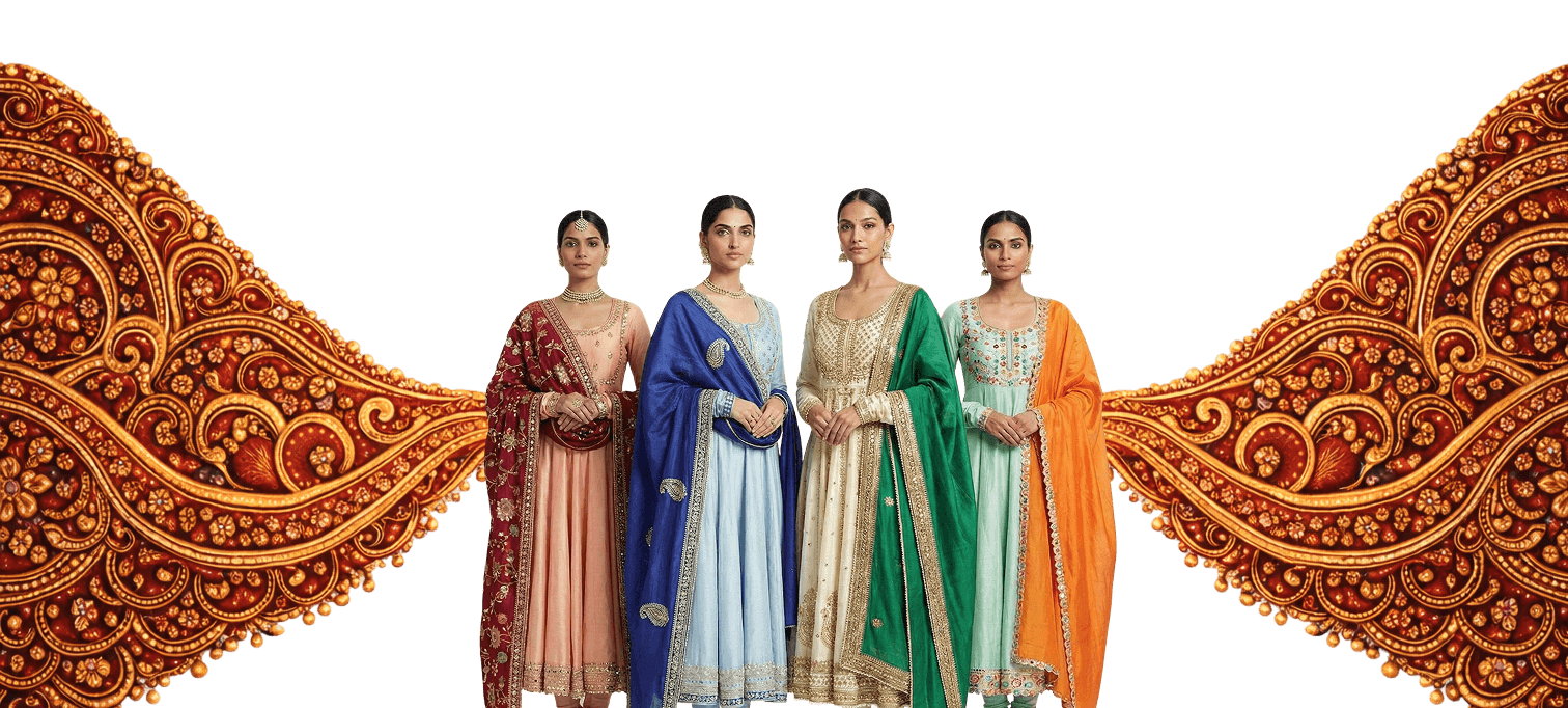 Woman in premium apparel